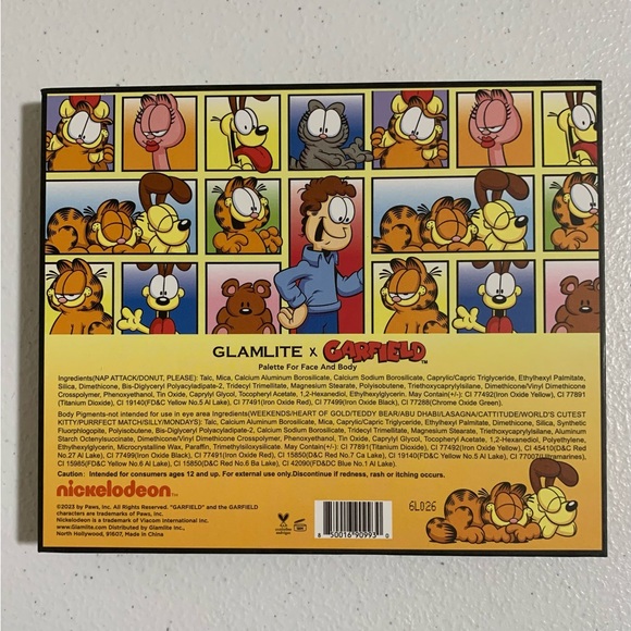 Glamlite x Garfield Eyeshadow Palette-New - Picture 12 of 13